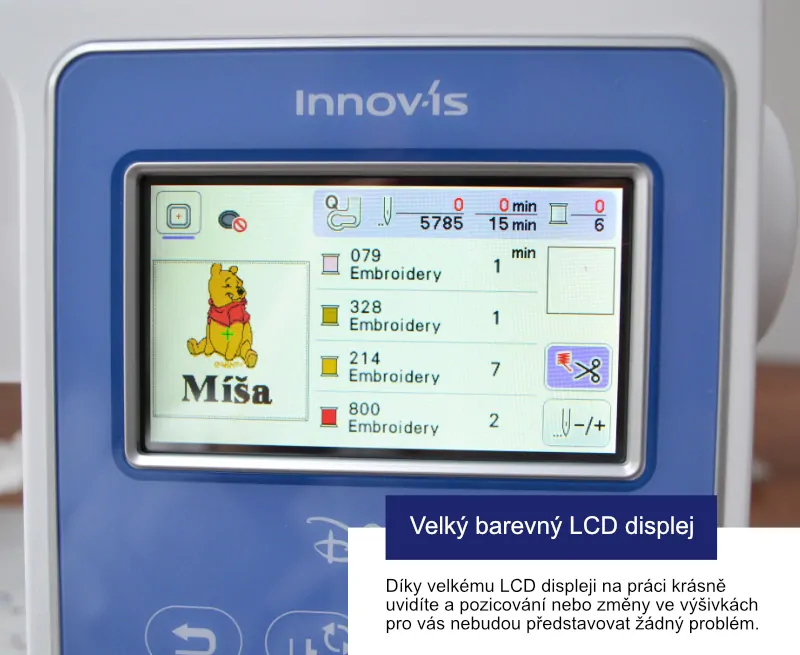 Šicí a vyšívací stroj Brother Innov-Is M380D