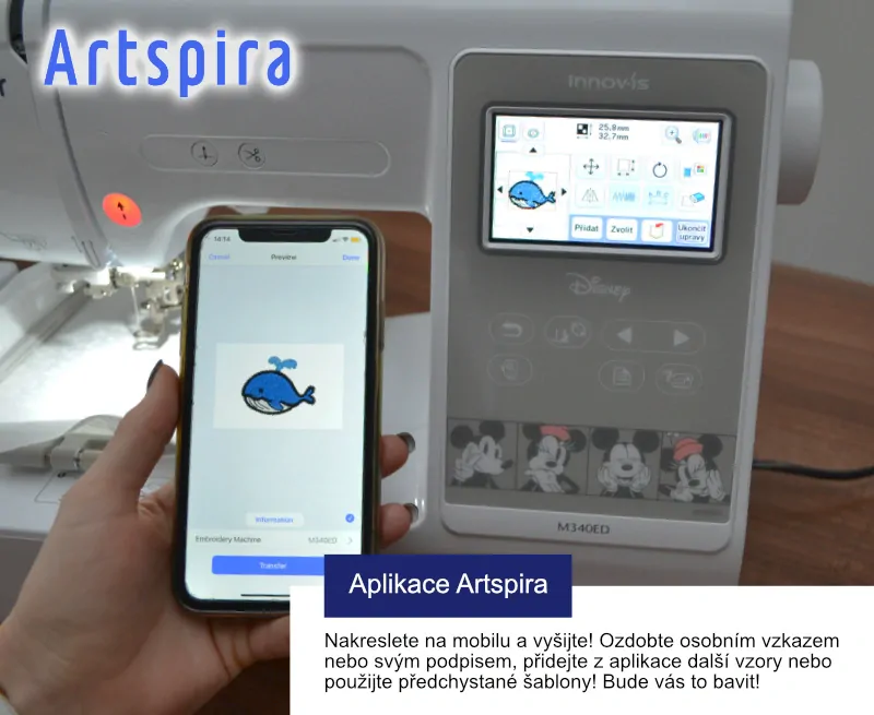 Vyšívací stroj Brother Innov-Is M340ED