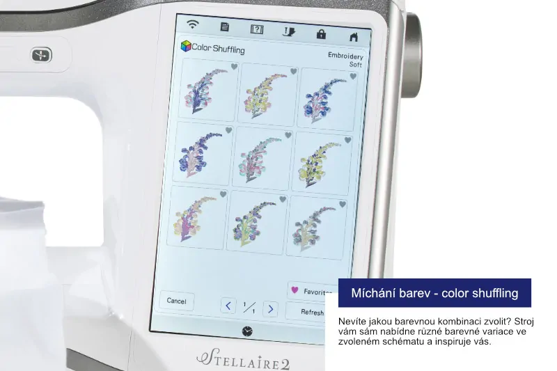 Vyšívací stroj Brother Innov-is Stellaire XE2