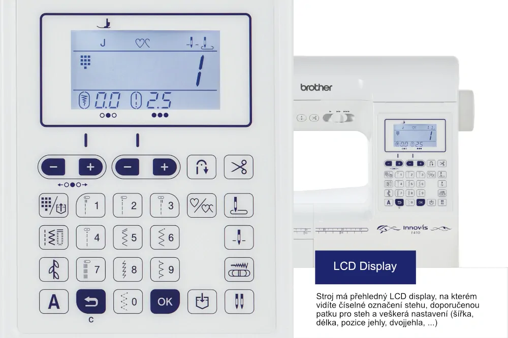 Šicí stroj Brother Innov-Is F410