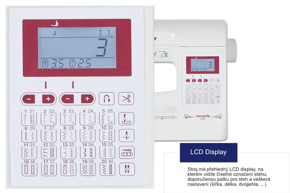 Šicí stroj Brother Innov-Is F400