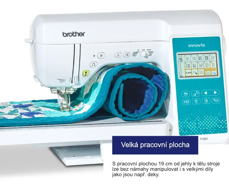 Šicí a vyšívací stroj Brother Innov-is F580