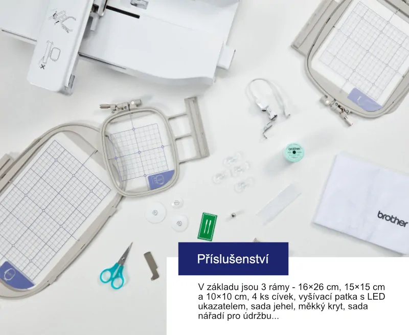 Vyšívací stroj Brother Innov-Is NV 880E