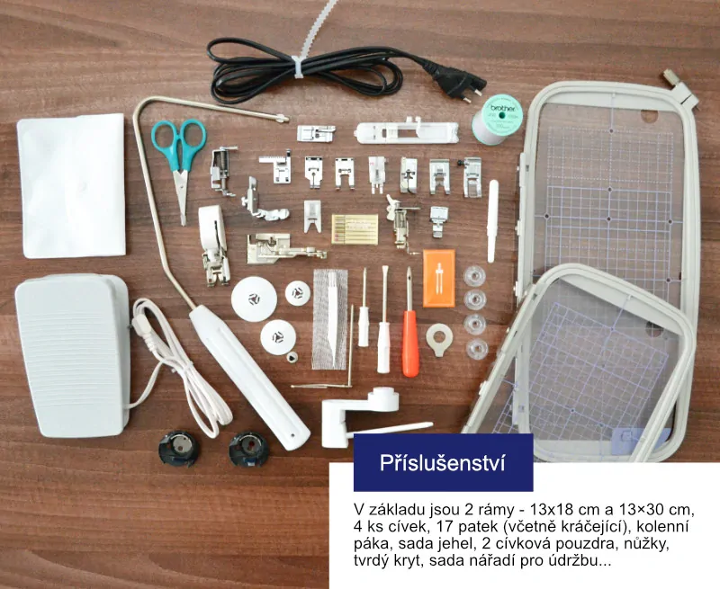 Šicí a vyšívací stroj Brother Innov-is F580