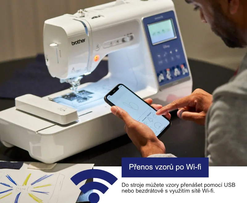 Šicí a vyšívací stroj Brother Innov-Is M380D