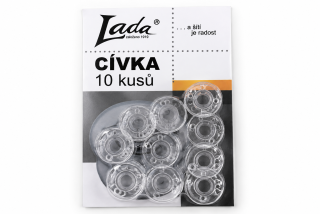 Cívky spodní nitě pro šicí stroje Lada – 10 ks